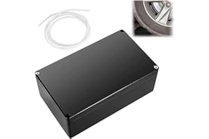 Boîte de Jonction Electrique Exterieur Etanche IP66 Huamirra (Noir, 200 x 120 x 75 mm) - Boîte de Dérivation, Fil Scellé, 4 Vis - ABS