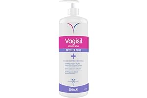 Vagisil Detergente Intimo Antibatterico Donna Protect Plus, Igiene Intima Quotidiana, Sapone Intimo Donna, Con Olio Di Neem E Tea Tree Oil, 500 ml