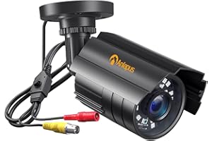 Anlapus Caméra de sécurité extérieure 1080p FHD CCTV Bullet Camera avec Vision Nocturne de 20 m pour système de Surveillance AHD/CVI/TVI/960H, étanche IP66 Matal