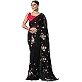 SAREE MALL Women's Chiffon Embroidered Saree With Unstitched Blouse (33KAVI3301_RT_Parent)