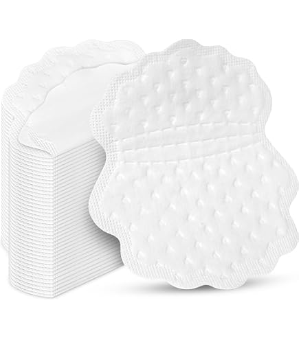 10 Assorbenti Ascella In Tessuto Non Tessuto 9x6,5 Cm - Tamponi Antisudore E Deodoranti Per Ascelle E Piedi, Unisex, Forte Adesione