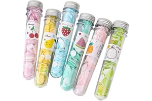 Artibetter 6PCS Disposable Paper Sope Sheets Hand Washing Cleaning Soap Flakes Mini Bath Slice Sheets Scented Paper Soap for Travel Camping Hiking (Random Color)