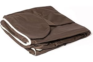 PetFusion Ultimate Dog Lounge Replacement Cover for Large Dog Bed Machine Washable Cover - Brown - XL