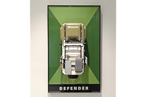 icuanuty Pizarra de para Lego 42110 Technic Land Rover Defender, pinturas decorativas para adultos, placa de pared para coches, regalos para los amantes de para Lego, tamaño: 75 x 45 cm