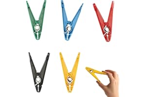 NICERAM Dedos, Pinzas graduadas, Paquete 5 Pinzas Pinza Dispositivo Ejercicio físico Mano, fortalecimiento Agarre Dedos para niños y Adultos