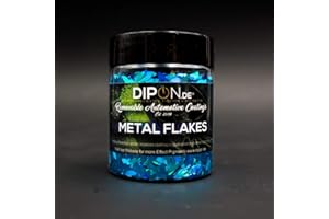 ‎DIPON.DE HIGH PERFORMANCE LIQUIDS & PIGMENTS Effektpigment 3D Laser Teal Rice Flake Glitter Polyester EFfekt Farbpigment für Epoxidharz Resin Epoxy Autolack Aquarell Seife Kunst Geode