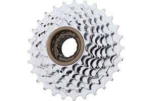 HOUSON Cassette de bicicleta, 6-9 velocidades (13-32T), plato giratorio inoxidable con 3 capas niquelado, rueda libre para bicicleta de montaña, bicicleta de carretera, bicicleta de montaña