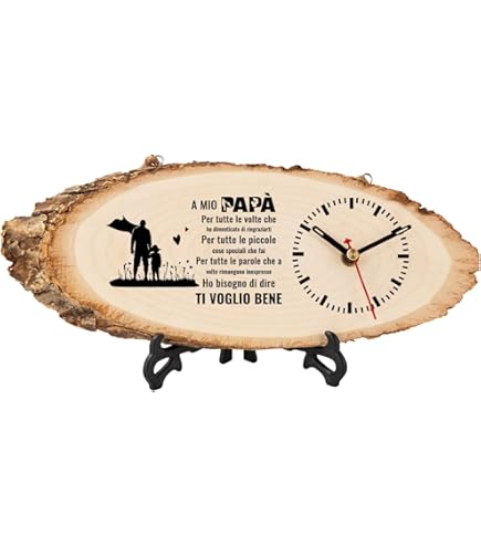 Regalo Per Mamma - Portacandele In Legno Madre E Figlia Per Compleanno O Natale - Foto 5