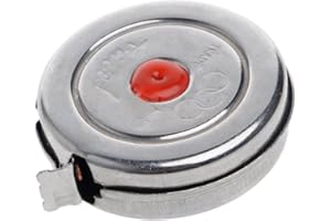Cuigu Mini Retractable Tape - Edelstahl Holzbearbeitung Retractable Maßband Metric, 2m