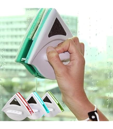 Magnetic Window Cleaner Double-Side Glazed Two Sided Glass Cleaner Wiper  Household Cleaner (Cleaner Brush) : Amazon.in: Home & Kitchen