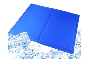 Evance Tappetino Raffreddamento Cane, Sistema di Auto Raffreddamento, Tappetino Rinfrescante Impermeabile, Gel Non Tossico, Perfetto Cuccia per Cani e Gatti in Estate (50X90CM/ L)