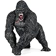 JOKFEICE Animal Figures Realistic Plastic King Kong Gorilla Animal Action Model Science Project, Learning Educational Toys, Birthday Gift, Cake Topper For Kids Toddlers