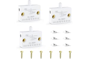 GKZB Interruptor De Contacto Interruptor Puerta Interruptor De La Puerta Empuje De Superficie Interruptor De Contacto Para Puerta De Mueble Iluminación Interruptor Automático 2a 250v