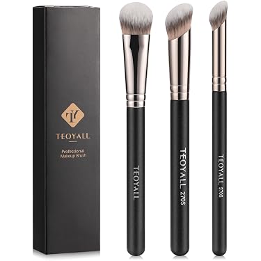 Regenbogen Puderpinsel – Weicher Make-up-Pinsel Für Foundation, Mineralpuder & Polieren