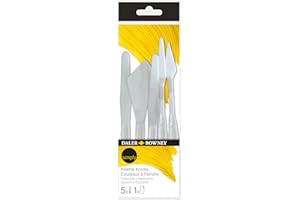 DALER ROWNEY Daler-Rowney, Simply, Blanco, 5 espátulas
