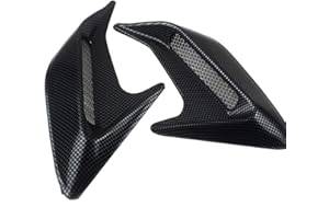 ‎MORECHIOCE Auto Lufteinlass Dekorative,MoreChioce 1 Paar Auto Belüftungsabdeckungen Motorhaube Air Flow Fender Aufkleber,Kohlefaser