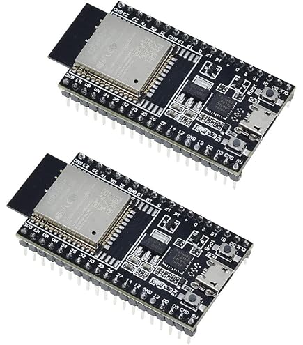 Hailege Modulo ESP32 ESP-WROOM32 WiFi E Bluetooth, Dual Core, 4MB Flash, Con Intestazioni Pin, Ideale Per Progetti IoT