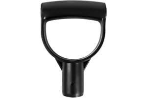 QWORK® Spade handle, Garden Fork Handle Replacement, 28mm / 1-1/8" Inner Diameter for Digging Raking Tools