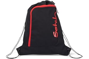 ‎SATCH Satch Sportbeutel Turnbeutel für Mädchen und Jungen mit Reißverschlussfach, 12 Liter, Rucksack fixierbar