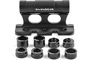 Doorslay Montaje de Horquilla de Bicicleta, Horquilla Frontal, Soporte de Horquilla de Bicicleta, Bloque de Horquilla Delantera, para 5x100mm, 12x100mm, 15x100mm, 15x110mm