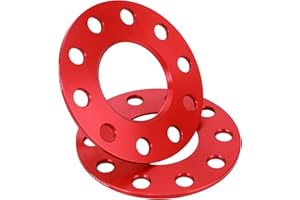 ‎PINDEX Pindex 5x120 Spurplatten 5mm für BMW,2x Distanzscheiben 5mm 5x120 72.6mm für E81 E87 E36 E46 E90 E91 E92 E61,Rot