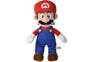Simba Toys ESPAÑA, S.L. Peluche Gigante de Mario Super Mario 50 cm
