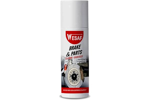 Wesaf Brake and Parts Cleaner/Degreaser Spray for Superior Brake System Maintenance Cleans and Dries Fast, Removes Brake Fluid, Grease and Oil Grade-2500(300GM)