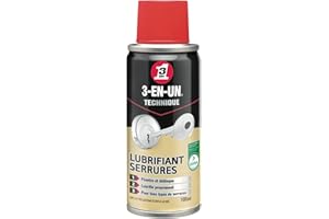 3-EN-UN Technique Lubrifiant Serrure Aérosol Lubrifie Proprement Pour Tous Types De Cylindres 100 ML