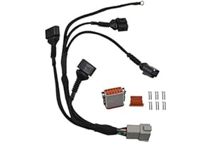 Diarypiece 1 8T Zündspulen Kabelbaum Geeignet Für A4 NP-18WHKIT 034-701-0004 06B998018T 0347010004 Turbolader Kfz Ersatz Zündspulen Zündkerzen Set Kabelbaumhalterung Stecker Aus Eisen