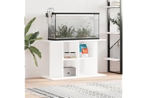 Rantry Mobili Supporto per Acquario 100x40x60 cm in Legno Multistrato Bianco, Mobili per Casa Interno Esterno Soggiorno Camera da Letto