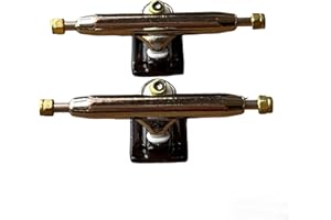 LEEFAI Pro Fingerboard Trucks 32/34/36 mm 4.0-Regular Kingpin-aggiornato v2 piastra di base con hardware-base colore e dimensioni (32 mm, nero)