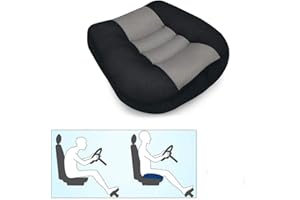 Sonhomay Auto-Sitzerhöhung, tragbar, ergonomisches Sitzkissen, Erhöhung der Höhe, Boost-Matte mit Griff, für Auto, Büro, Zuhause