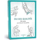 Comitys | Jeu des qualités | Langue : Français | 64 Cartes pour découvrir Ses qualités | Outil pédagogique | Estime de soi | 