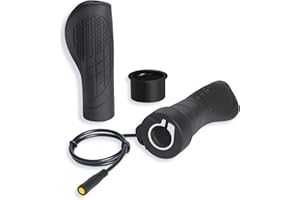 ZEEKPOWA Przepustnica Twist do Bafang 3-pinowa przepustnica prędkości do BBS01B BBS02B BBS-HD silnik środkowy zestawy do konwersji roweru elektrycznego przepustnica z kablem 17,7 cala