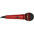 Mr Entertainer's Karaoke Collection G156DR Dynamic Handheld Karaoke Microphone Red