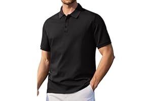 COOFANDY Polo Hombre Manga Corta de Algodón Básico Polo de Golf Casual Verano - 1