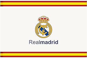JYC CREATIVE Bandera Oficial del Real Madrid, Equipación de Fútbol para Partidos y Celebraciones - Regalo