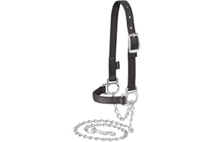 Weaver Leather Nylon Adjustable Sheep Halter with Chain Lead