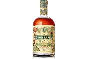 ‎DON PAPA Don Papa Baroko | Premium Spirituose auf Rumbasis | Exotischer Geschmack | Aus "Black Gold" Melasse gebrannt | 40% Vol. | 700ML