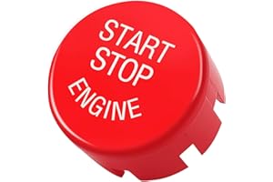 TTCR-II Sports Red Start Stop Taste, Austausch der Motorstartknopf, start stop knopf Kompatibel mit BMW (Serie 1 2 3 4 5 6 7 X1 X3 X4 X5 X6 / F30 F10 F01 F15 F25 G30 G31 G11 G12)