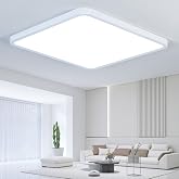 EASY EAGLE LED Ceiling Light, 50 cm 52 W 6500 K Cool White Square