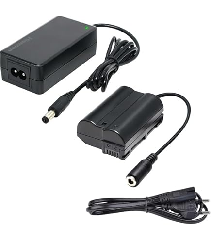 JJC USB Dual Ladegerät Akkulader für Nikon ZR Zf Z7II Z7 Z6II Z6 Z5II Z5 D850 D750 D610 D600 D500 D7500 D7200 D7100 D7000 D810A D810 D800E Kameras für Nikon EN-EL15 EN-EL15a
