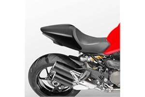 FAYEDENICY Couverture arrière de siège de moto Passager arrière Passager Solo Capot de selle Carénage Section arrière Bosse pour Monster 797 821 1200 2014 2015 2016 2017 2018 2019 2020 2021 2022 (rouge)