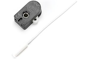 ORION LIGHTSTYLE Zugschalter mit Schnur Ersatzschalter Schnurschalter für Stehlampen Tischlampen Wand-Leuchten Weiß 1 Stück