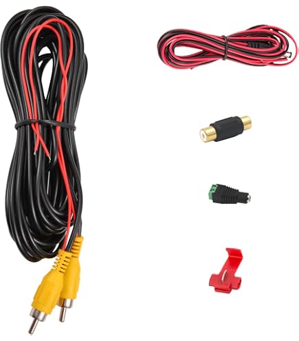 Cable Adaptador Para Cámara De Marcha Atrás Coche - Conversión De Vídeo, 12V, 15 Cm