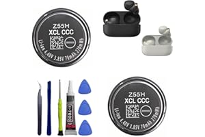 (Mise à Niveau 2025) Lot de 2 Batteries de Rechange HIGHAKKU Z55H compatibles avec So-NY WF-1000X WF-1000XM4 WF-1000XM3 WF-SP900 WF-H800 WF-SP700N WF-XB700 WF-C700N WF-C500 Écouteurs Bluetooth