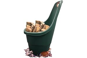 JARDIN202 - Carrito Multiusos de 68 litros Verde/Naranja Jardín. Recolección y Transporte | 68 litros -