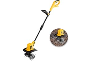 WITLIGHT Mellif Akku-Grubberfräse für Dewalt 18 V Gartenfräse, 20 cm Arbeitstiefe (Batterie nicht im Lieferumfang enthalten)