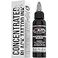 2oz Tattoo Ink Black 60ml Concentrated Black Professional Tattoo Ink Tattoo Supplies for Liner Outlining Pigment TI6003-60-030