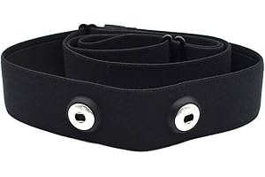 Correa elástica Ajustable para el Pecho para medir el Ritmo cardíaco para Equipos Garmin Wahoo, Color CooSpo Original HRM Bel